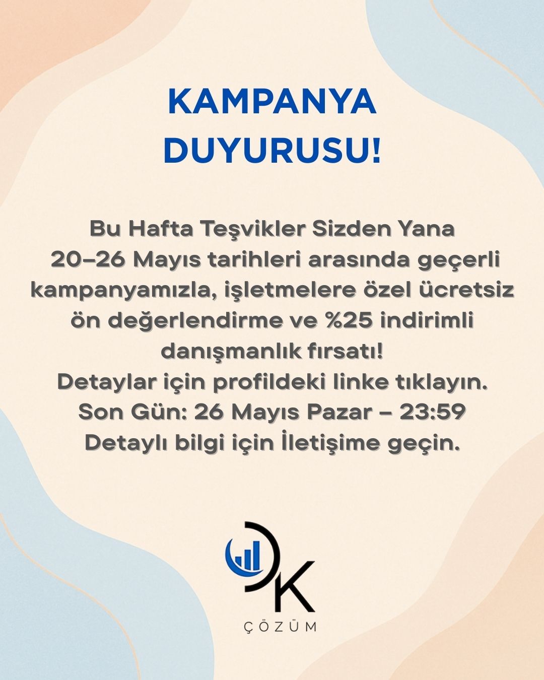 DK Çözüm KOSGEB başta olmak üzere tüm devlet destekleri ve teşvik programlarında uzman çözümler sunar.