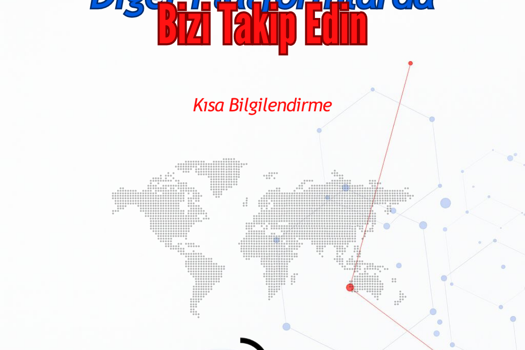 Bizi bu platformlarımızda da takip edin! 🌟
