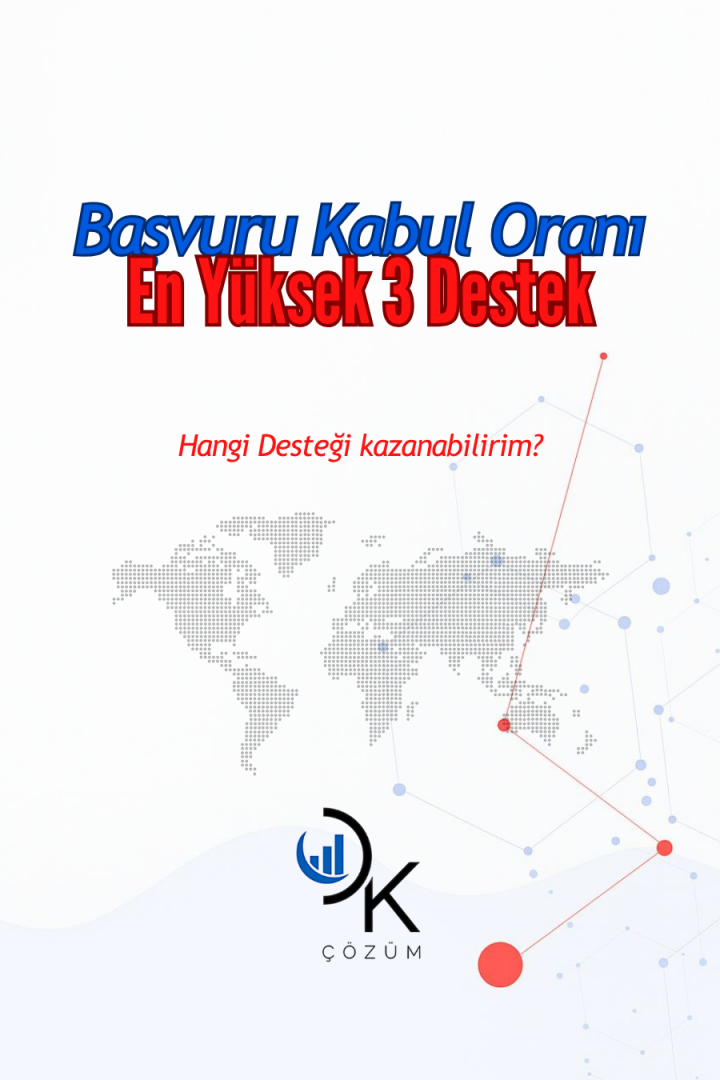 Başvuru Kabul Oranı En Yüksek 3 Devlet Desteği